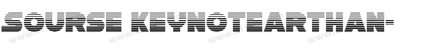 Sourse KeynoteartHan字体转换